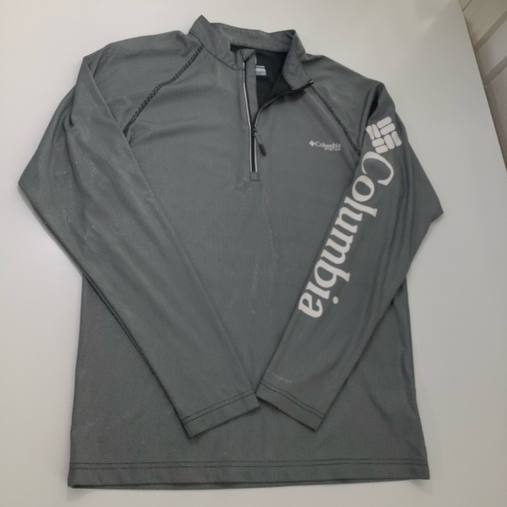 Columbia PFG 1/2 zipper sweat activated cooling outdoor long sleeves shirt SZ S - Picture 12 of 15